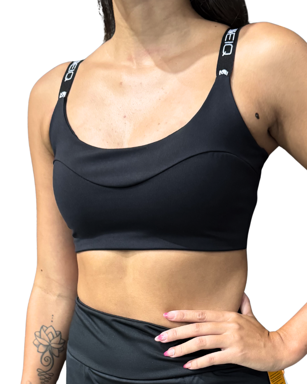 Top Recortes Basic Zeiq All Black